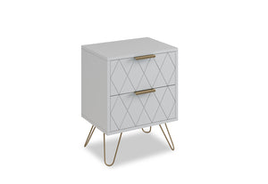 Ally 2 Drawer Bedside (Set of 2)
