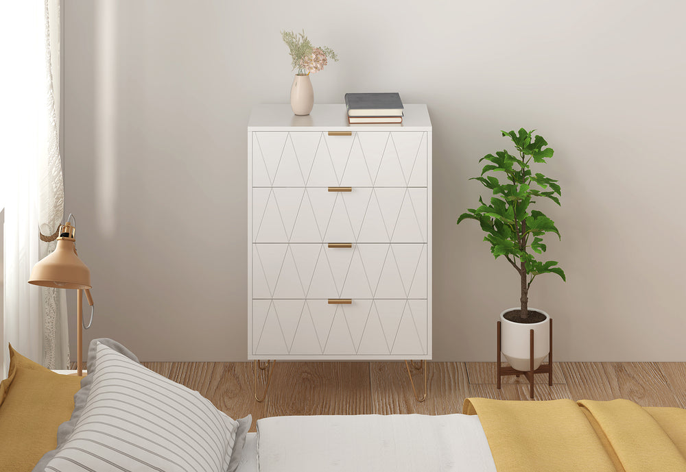 Ally 4 Drawer Tall Chest