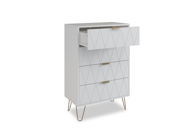 Ally 4 Drawer Tall Chest
