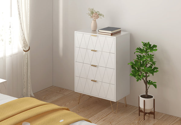 Ally 4 Drawer Tall Chest