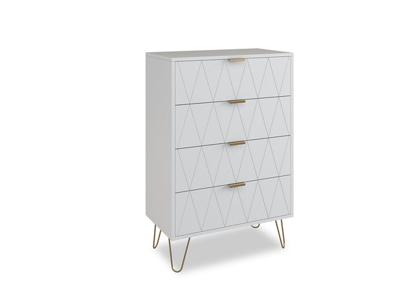 Ally 4 Drawer Tall Chest
